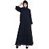 Umbrella cut abaya- Navy Blue Umbrella cut abaya- Navy Blue
